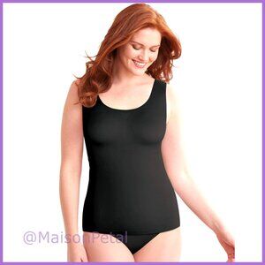 Shapewear Tank with Built-In Bra, Light Control, Nylon Spandex Fabric